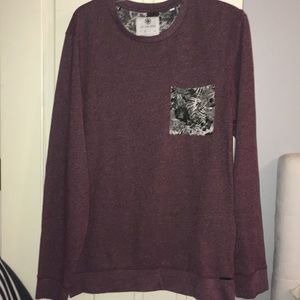 On the byas men’s crew neck sweater